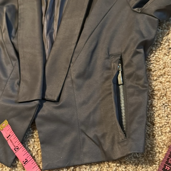 Blanc Nor Cropped Blazer Pewter S - Picture 12 of 13